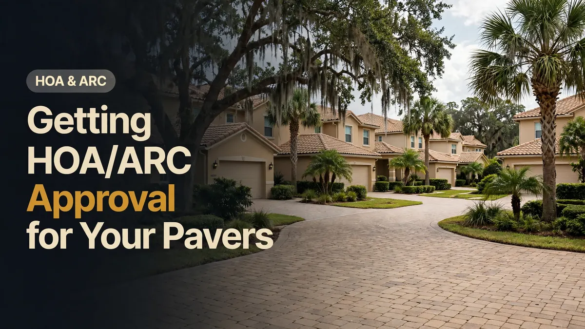 HOA Approval for Pavers in Orlando