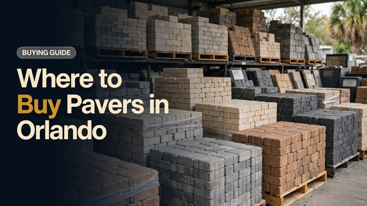 Where to Buy Pavers in Orlando
