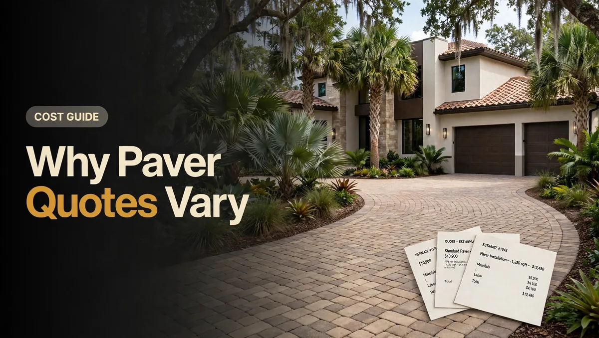 Why Paver Quotes Vary 40% for the Same Job